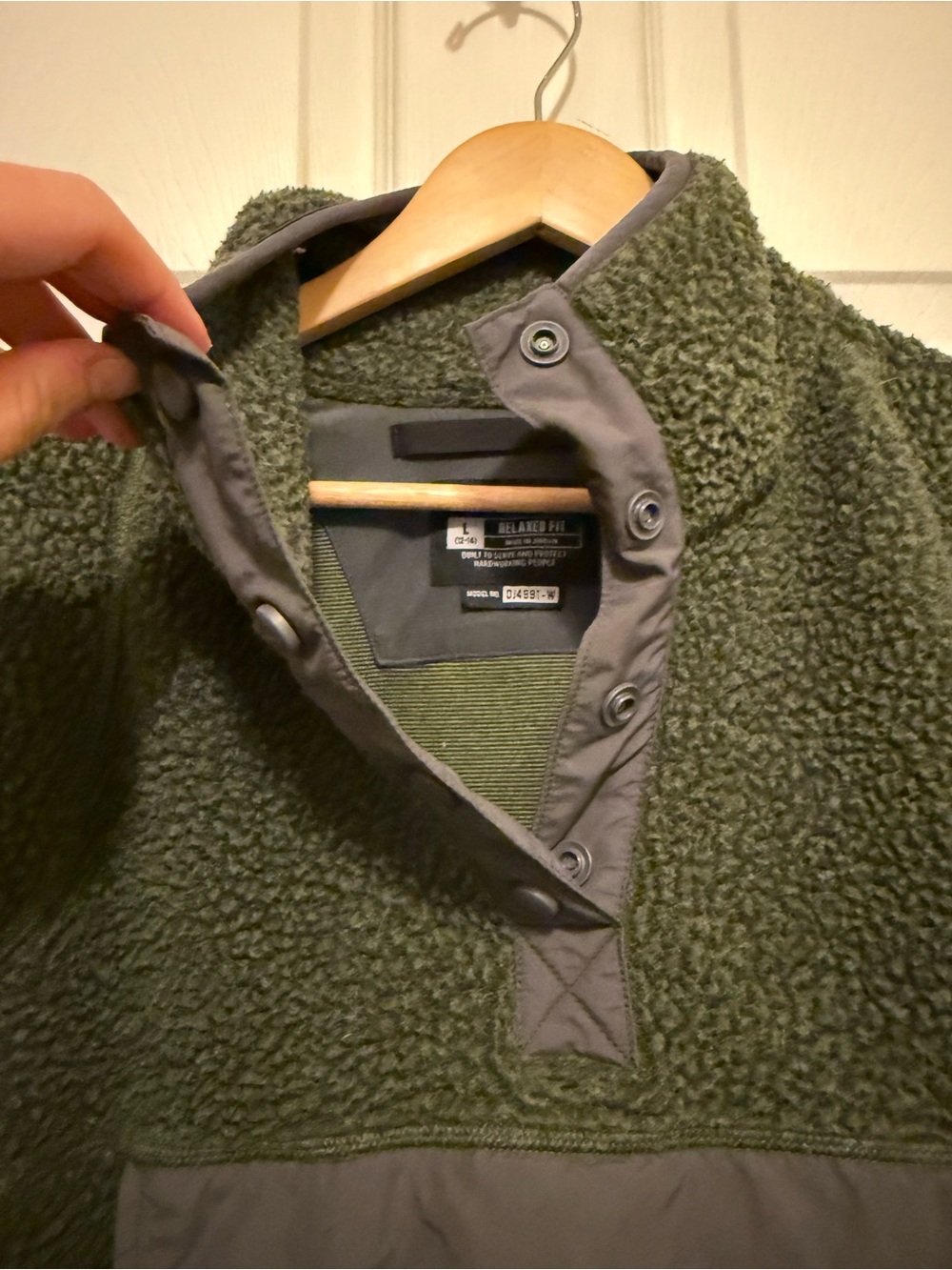 Women's Carhartt Fleece Quarter Snap Jacket - Picture 4 of 9
